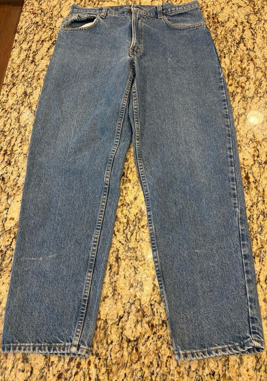 Levi's Vintage 550 Relaxed Fit Denim Jeans Made in USA W34 L30